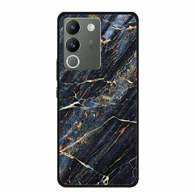 For Vivo V30 Lite 5G Case 6.67" Soft Silicone Marble TPU Phone Bag for vivo V30 Lite 5g V2314 Covers Luxury Protector V30Lite