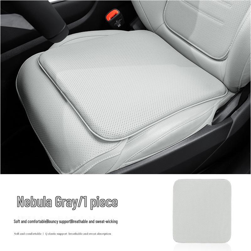 Дышащая наппа кожа Подушка для автомобильного сиденья - Нескользящая, Универсальная посадка для всех сезонов
