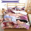 3pcs KPop Demon Hunters SAJA BOYS1 Design Cover Set - HD Printed Bedding with 1 Cover and 2 Pillowcases - Perfect for Home and Dorm Decor
