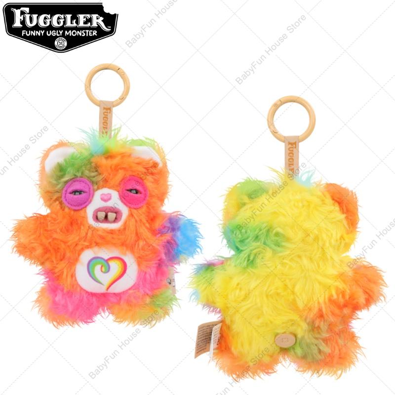 Забавные Монстры со Кривыми Зубами Плюшевые Игрушки Брелоки Fugglers Кошки из Переулка Заботливые Медведи Кавайные Подвески Плюшевые Куклы Подарок