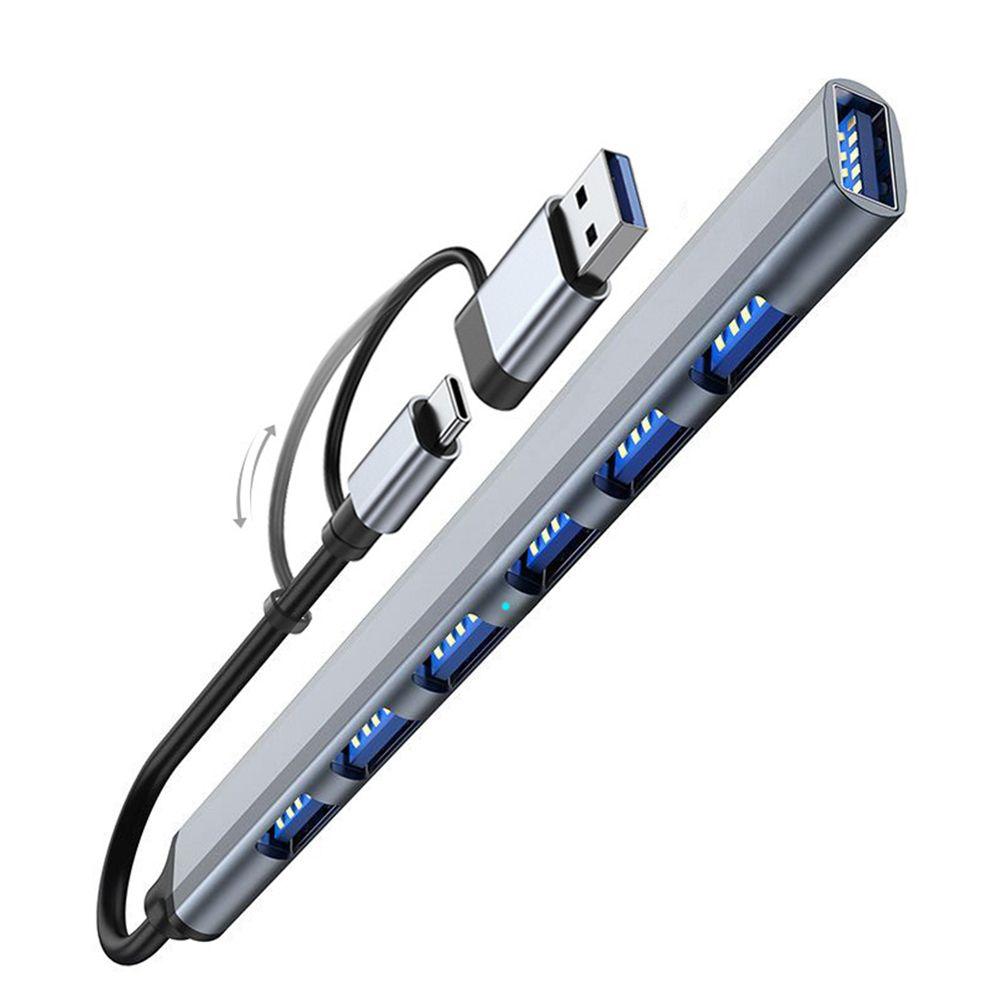 Splitter Type-C HUB High Speed Docking Station Hard Drive 2-in-1 USB 3.0 Expander Laptop PC