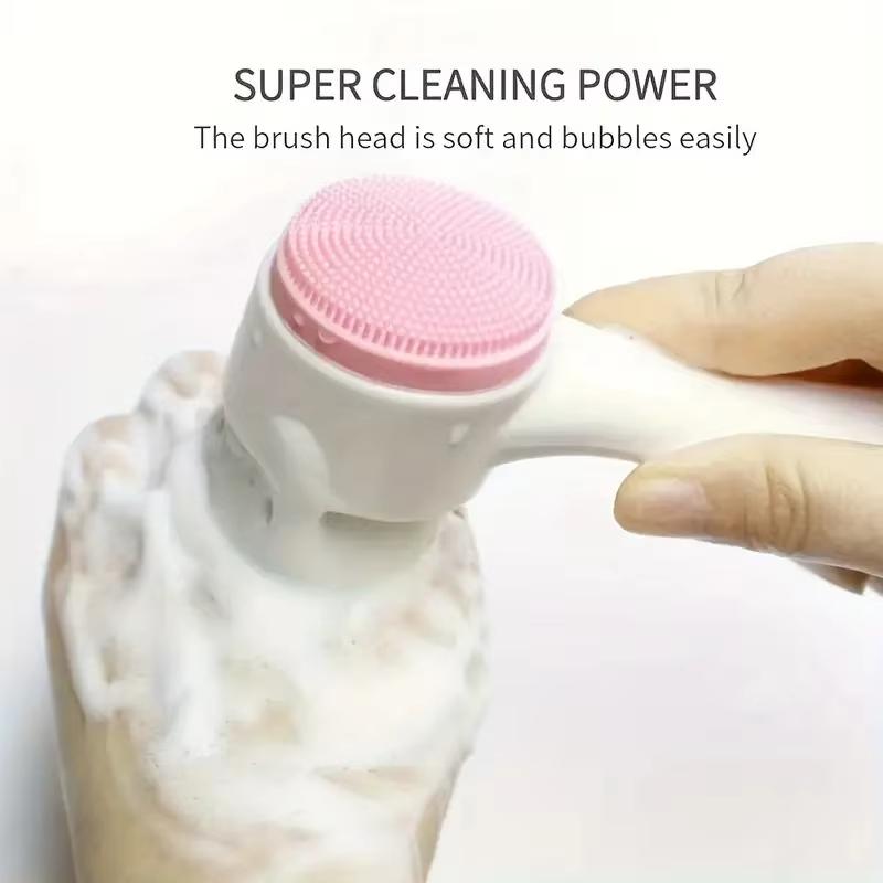 7-предметный бьюти-набор для макияжа и умывания лица, включающий 3 набора повязок для волос, 1 косметичку, 2 кисти для умывания лица и 1 пуховку