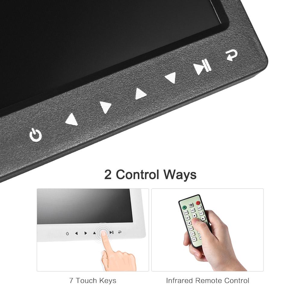 Andoer 15 Inch L Screen LED Digital Photo Frame Desktop Album 1280 * 800 HD Music/ Video/