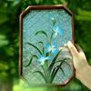 Handmade Cloisonn Enamel Tea Tray DIY Kit With Tools - Classical Chinese Style Decorative Art Craft Home Office Salon Workshop