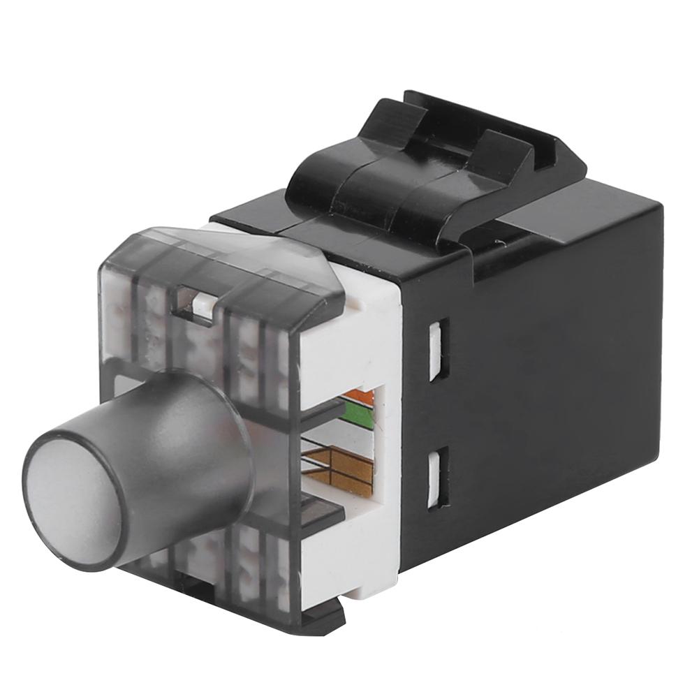 3 шт. RJ45 180-градусный модуль CAT6 UTP Networks информационный разъем адаптер розетки