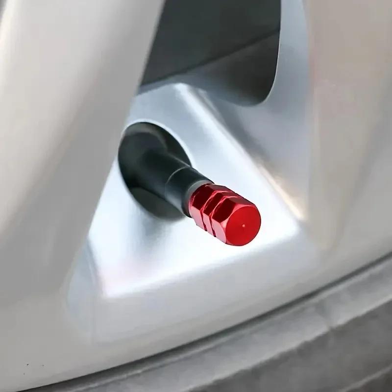 Новый колпачок для вентиля шины, 4 шт., алюминиевый, серебристый, колпачок для вентиля шины, колпачок для воздушного клапана шины, колпачок для вентиля шины