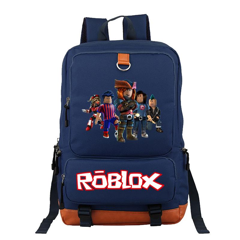 Game Merchandise Personalized Print Cartoon Backpack Virtual World Roblox Student Fashion Bag
