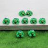 10pcs Mini Frog Figurines Miniatures Garden Decoration Home Resin Little Green Frog 1:12 Doll House Accessories