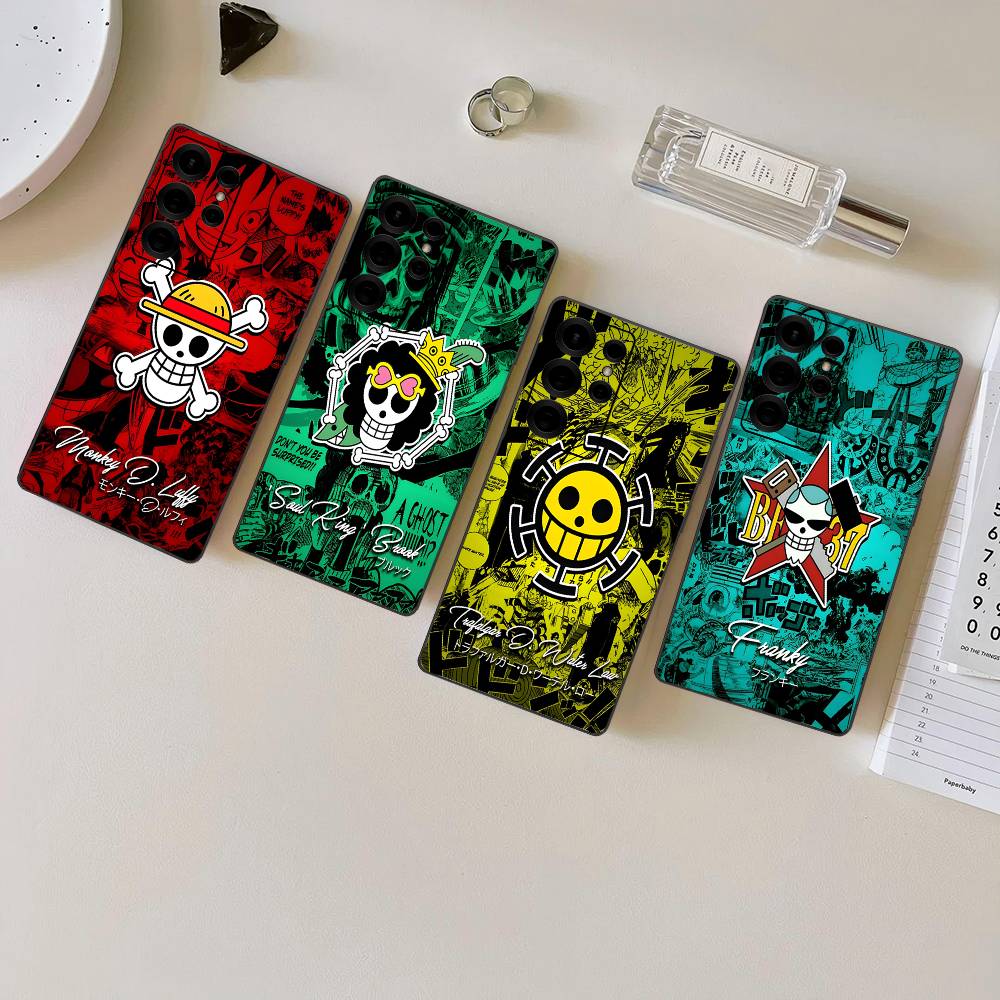 O-one-PpieceS Logo Phone Case For Samsung S 24 Fe 25 Ultra Plus 20 Lite 21 30 22 23 24 22 Ultra 5G Fundas