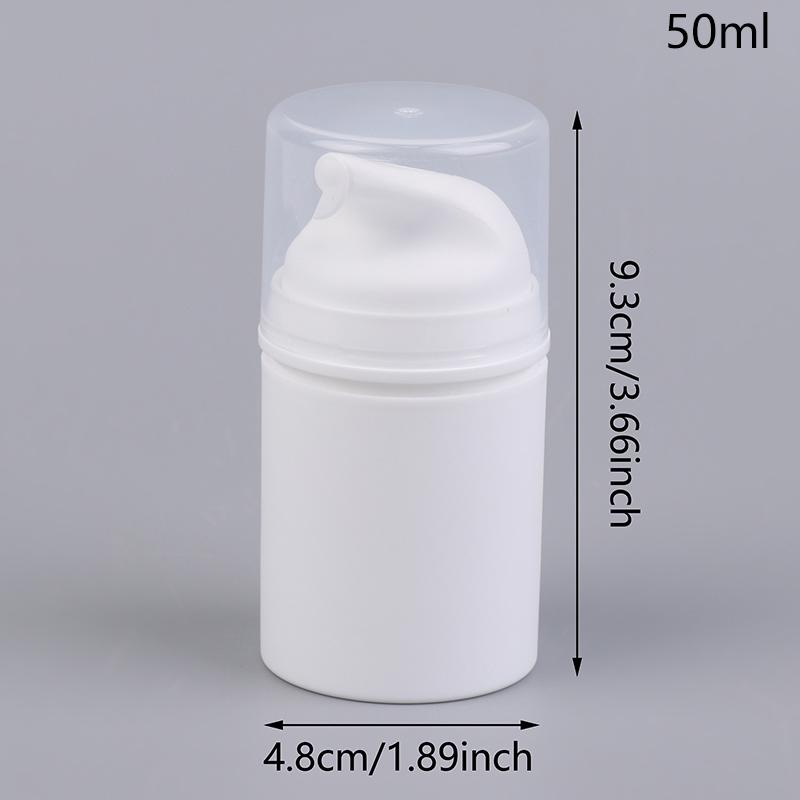 Refillable Empty Pump Bottles Plastic Mini Lotion Vacuum Cosmetic Containers Travel Emulsion Dispenser 35/50/75/100/150/200g