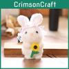 Rabbit Cartoon Cute Plush Keychain Soft Short Plush Gifts Bag Decor Kid Doll