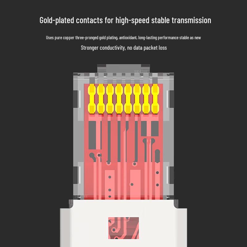 SK-LINK Cat6 RJ45 8P8C Позолоченные сетевые разъемы