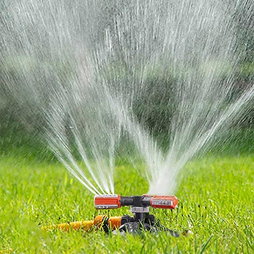 Garden Sprinkler, Automatic Watering Sprinkler, 360 Rotating Automatic Lawn Sprinkler, 3 Arm Sprink