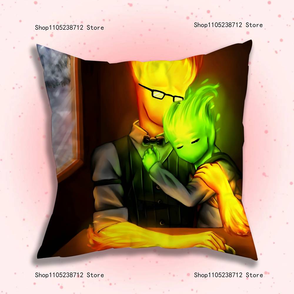 Grilby UUndertale Pillow Case Plush Fabric Soft Pillowcase Double Sided Print Sofa Cushion Cover Throw