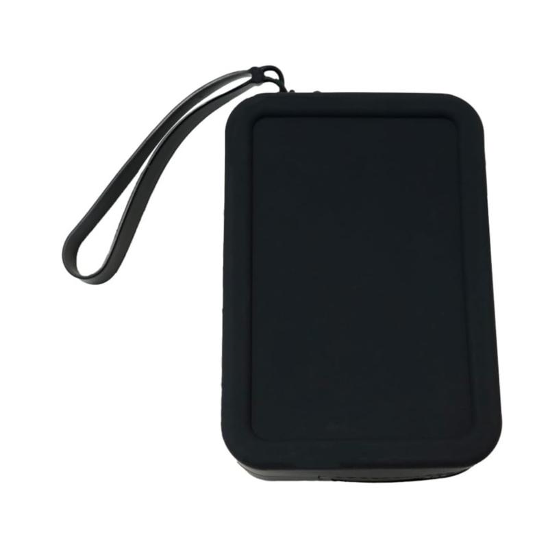 Квадратный силиконовый чехол для хранения косметических средств для губной помады, дорожный держатель для кистей для макияжа, портативный органайзер для мелочей