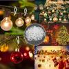 200/20x Праздничные подвесные клипсы Мини-крючки для гирлянд на улице Рождественское украшение Пластиковые крючки для подвешивания на желобах