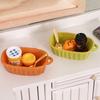 1/12 Dollhouse Simulation Bread Jam Basket Set Dollhouse Miniature Kitchen Decoration Dolls House Accessories Pretend Play Toys