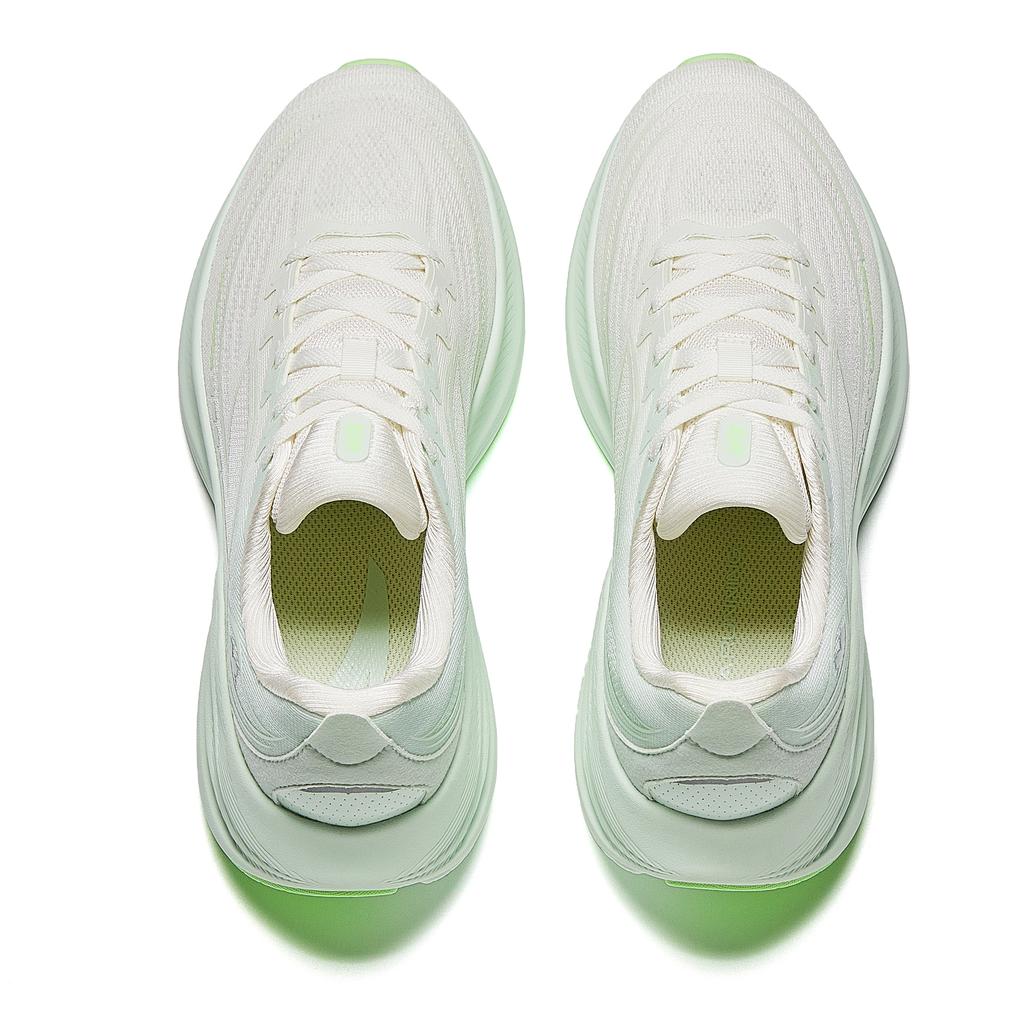 Anta Кроссовки Leaf 6 Fashion Comfortable Rebound Increased Height Lightweight Breathable Low-Top Casual Running Shoes Women sneakers White Green 922515517-5