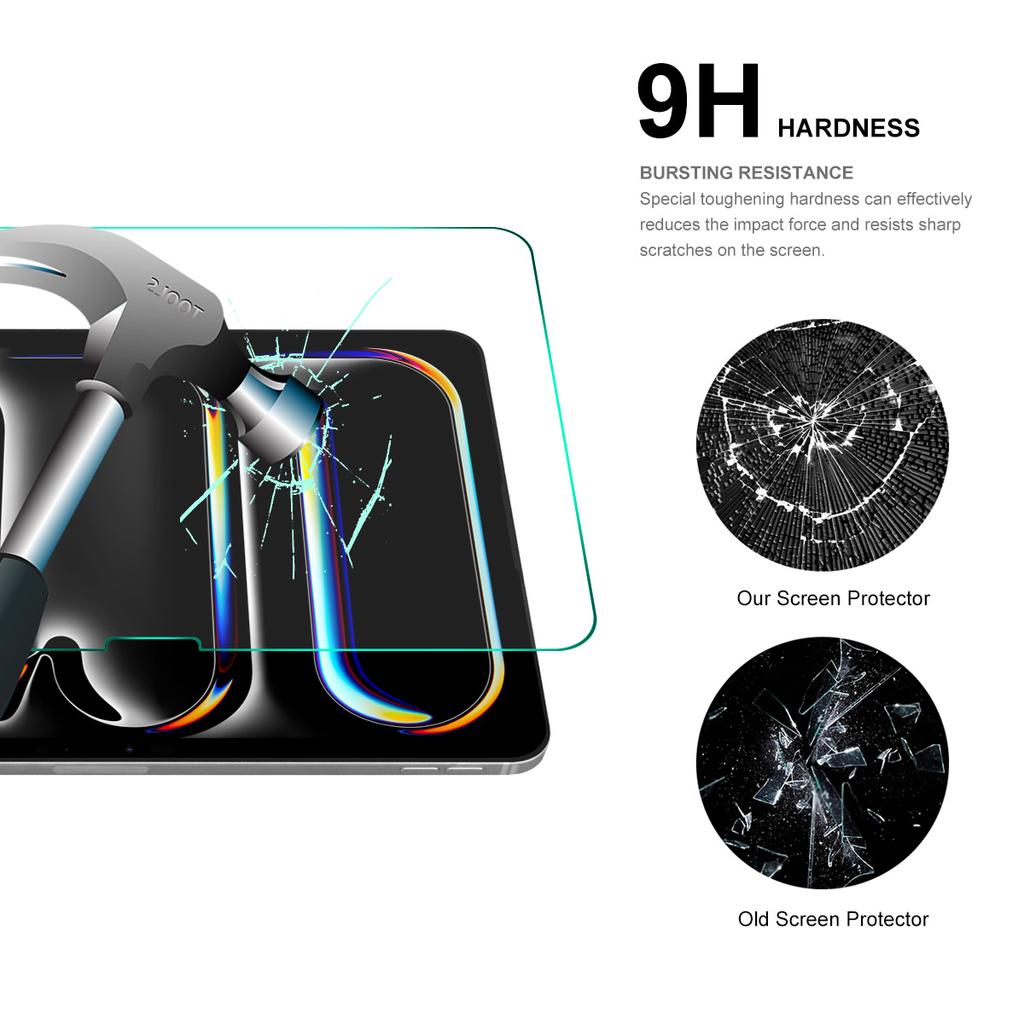 ENKAY HAT PRINCE Для iPad Pro 11 (2024) Защитная пленка для экрана планшета 0,33 мм Высокое алюмосиликатное стекло