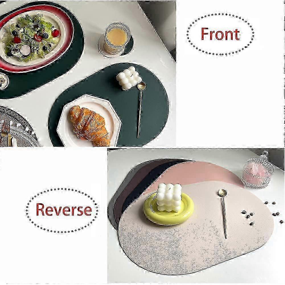 W Silicone Placemats 2-Pack - Non-Slip Kitchen & Restaurant Mats