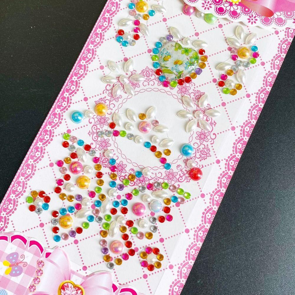 DIY Мобильный телефон 3D Драгоценные Наклейки Скрапбукинг Кристалл Стразы Наклейка Детская Игрушка