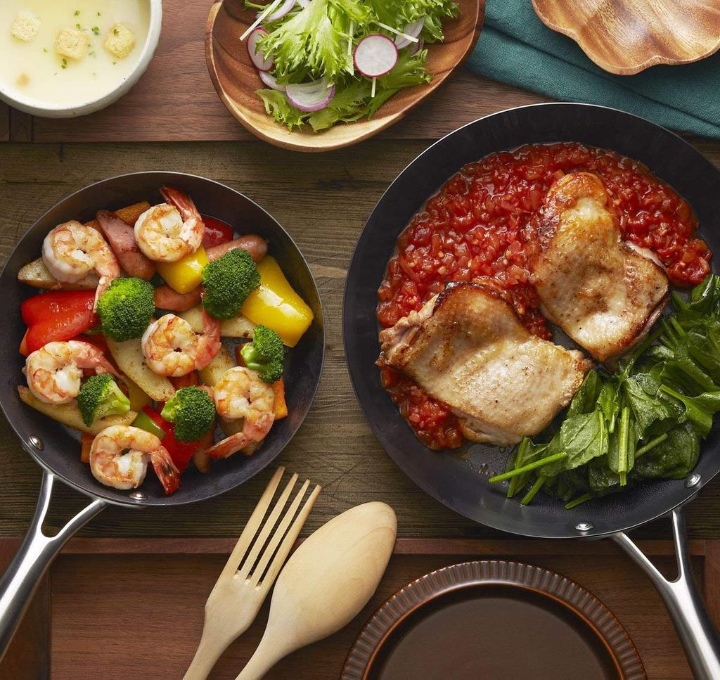 Vita Caft and Super Iron Frying Pan 28cm Made In Japan Spatula Drawing Process Gas IH Compatible 2003 Rust-resistant Non-stick Craftsman-made