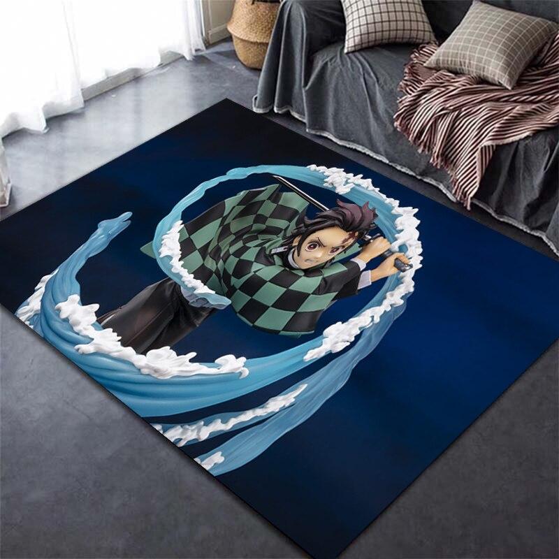 Devil's Blade аниме Demon Slayer Kimetsu ковер с 3D принтом домашний декор мягкий коврик для спальни детские игровые ковры для ползания для гостиной