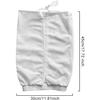 EMVANV Net Plopping Cap for Drying Curly Hair,Adjustable Net Hair Plopping Bonnet Curly Hair Bonnet Net Plopping Cap for Fast Drying(White)