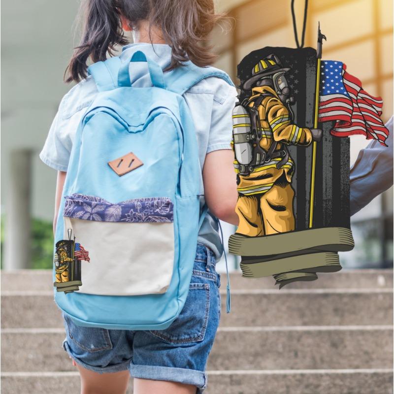 1 шт. подвесной освежитель воздуха в форме американского пожарного для автомобиля, ароматизированный парфюм, подвесное зеркало заднего вида, ароматерапия