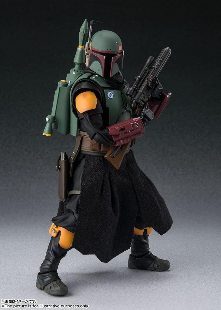 TAMASHII NATIONS Star The Mandalorian Boba Fett 155mm Painted Movable Figure S.H.Figuarts Wars Approx. ABS&PVC&cloth