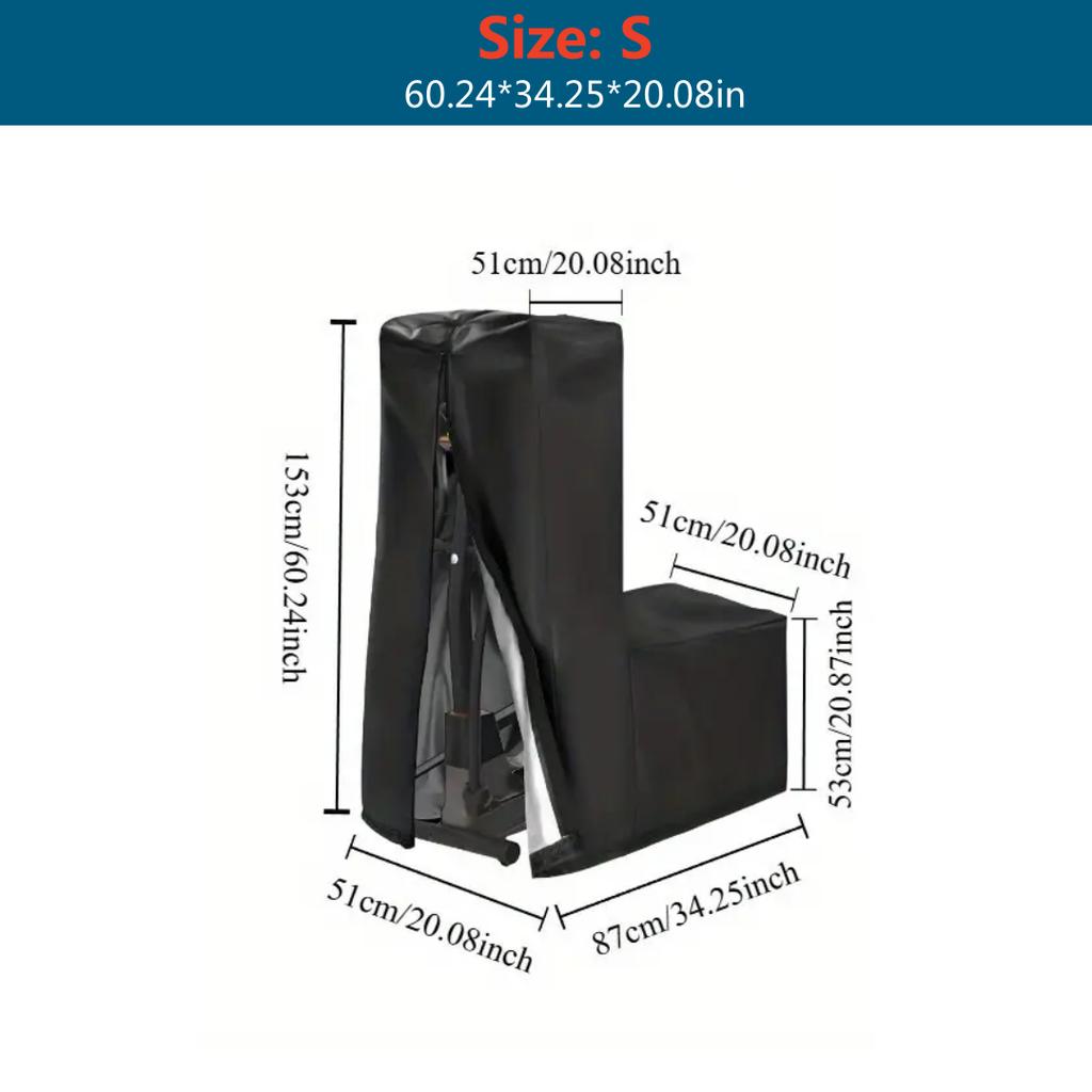 Waterproof Dustproof Elliptical Machine Cover for Indoor and Outdoor Home Fitness Equipment Protection