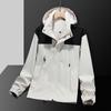 Outdoor Shell Jacket Men's and Women's Leisure Sports Mountain Climbing Hooded Hooded Jacket Tide