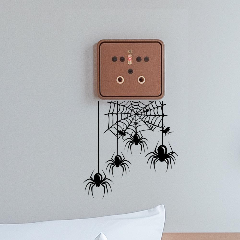 Realistic Halloween Ghost Wall Sticker PVC Spooky Floor Sticker Halloween Party Atmosphere Prop