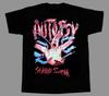 Винтажная футболка Autopsy Band Severed Survival для мужчин, черная, хлопок, CG2233, унисекс