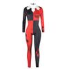 Women's Fashion Halloween Long Sleeve 3D Digital Print Slimming Fit Jumpsuit