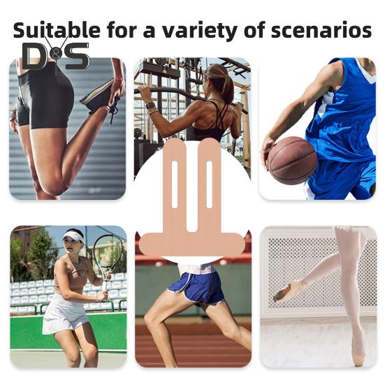 5/10 шт. предварительно нарезанная кинезиологическая лента для облегчения боли в колене, хлопковая спортивная лента, эластичная лента для поддержки колена для стабилизации колена