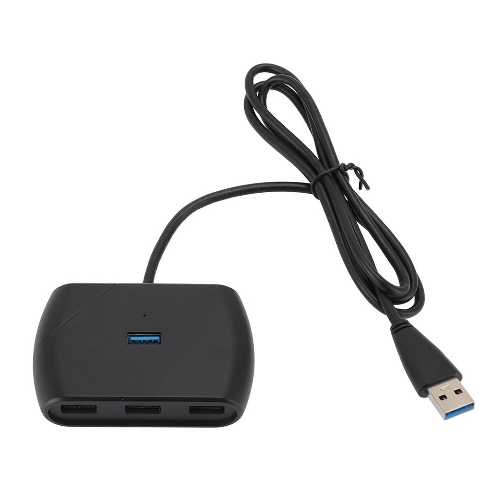 4-портовый USB 3.0 хаб со светодиодным индикатором, питание от Micro USB, 5 Гбит/с, 4-портовый USB-хаб-разветвитель с длинным