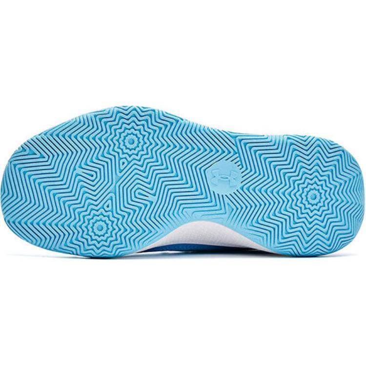 Under Armour Детские кроссовки Curry 3Z7 GS Capri Sky Blue, светоотражающие, желтые 3026623-401