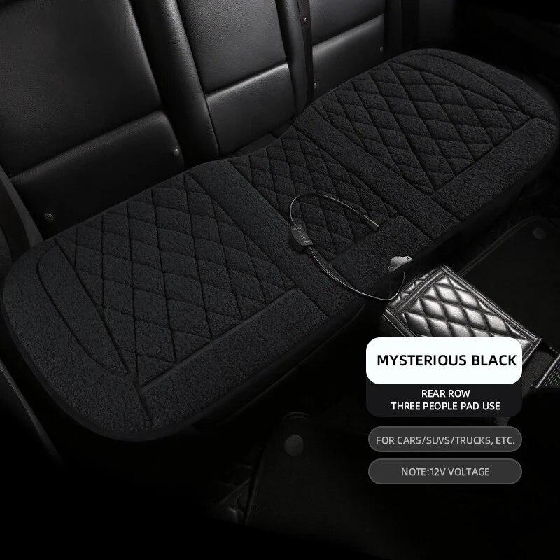 12 В с подогревом наволочка для автомобильного сиденья из овечьей шерсти, автомобильный чехол, теплая зимняя бытовая подушка, универсальные автомобильные аксессуары для автомобиля
