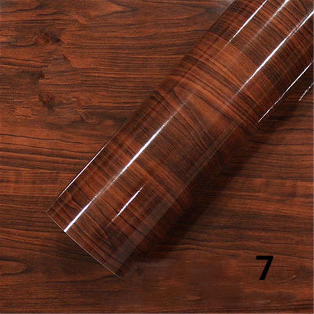 1M Film Wrap Interior Trim Car-Styling Wood Grain Car Vinyl Sticker High Glossy Auto Decal
