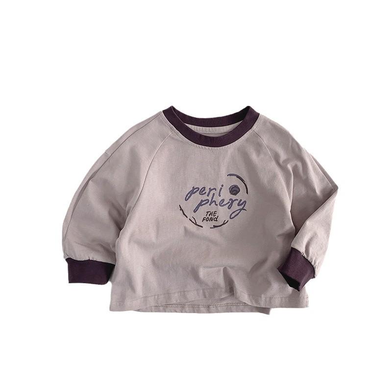 Детская весенняя футболка: Модный повседневный топ для мальчиков и девочек - Универсальная базовая футболка для малышей