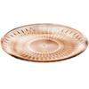 SPANTO END Янтарно-золотая овальная тарелка 15 см