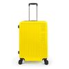 Чемодан среднего размера желтого цвета из АБС-пластика 16457