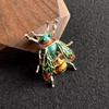 Cute Bee Vintage Enamel Animal Brooches Women Yellow Bee Insect Brooch Holiday Gift Pins Corsage Women Coat Suit Accessories Pin