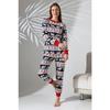 Новогодний женский комплект из двух пижам Vg066