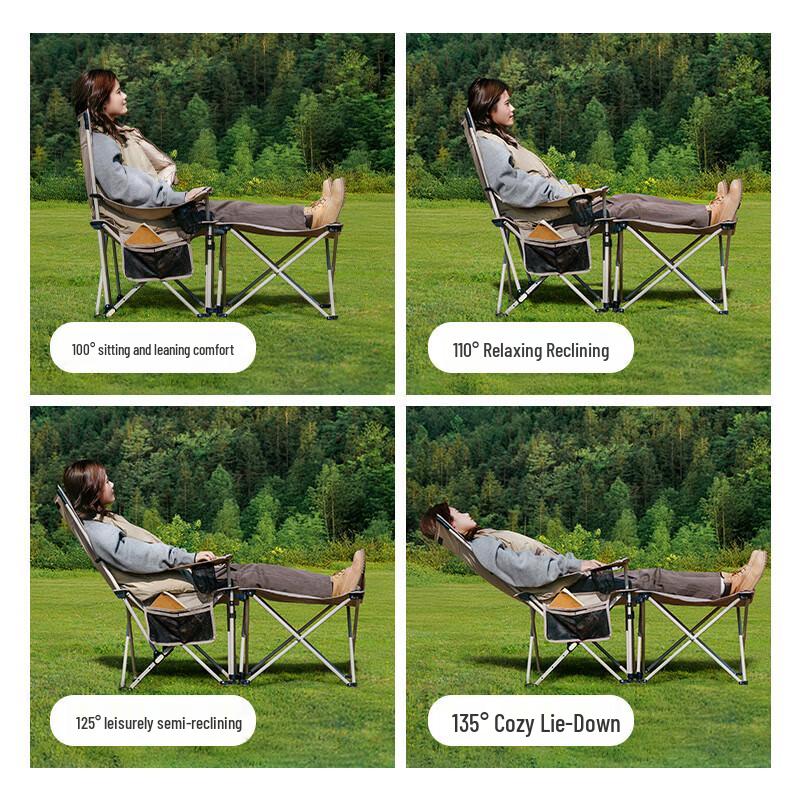 Naturehike T05J Portable Lounge Chair with Side Table