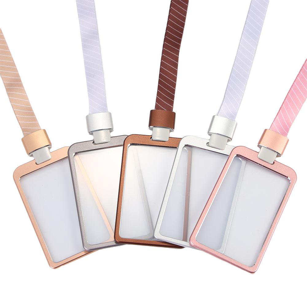 Обложка для пропуска со шнурками, школьные и офисные принадлежности, держатель для бейджа, чехол для ID-карты, держатель для кредитных карт