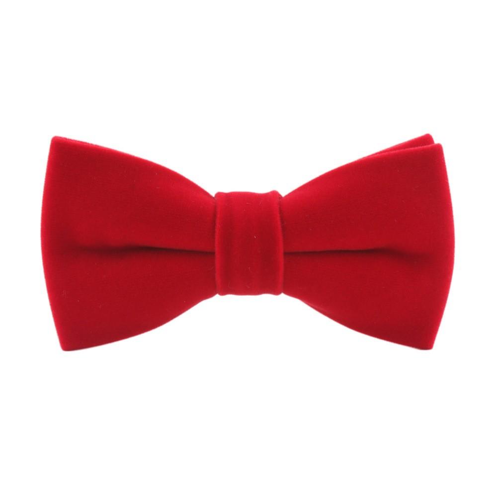 Бархатный галстук-бабочка для мужчин, плюшевый бархатный галстук-бабочка для смокинга