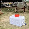 15L/3.96Gallon Water Storage Tank Water Container with Spigot Camping Water Jug Portable Emergency Water Tank for Camping Hiking Hurricane Supplies