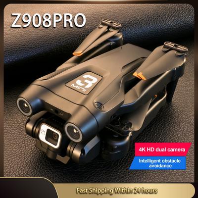 Z908 Pro Дрон с камерой 4K Профессиональная оптическая локализация потока Мини-дрон Трехсторонний дрон для предотвращения препятствий Квадрокоптер